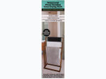 16.75" x 31" Three-Level Wood Standing Towel Drying Rack