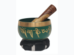 Green 3"D Tibetan Singing Bowl Set