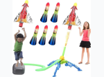 Toy Rocket Launcher – 5 LED Foam Rockets +1 Airplane