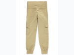 Girl's Lightweight Drawstring Cargo Joggers in Khaki - Sizes 4-6x