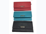 Famous Maker Solid Color Clutch Wallet - 3 Color Options