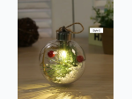 Round Ball LED Transparent Light Ball Tree Ornament - 2 Styles