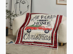 All Roads Lead Home at Christmas Throw