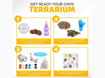 Light Up Terrarium Kit for Kids - Cow