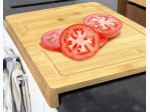 Bamboo Cutting Board with Counter Edge Grip