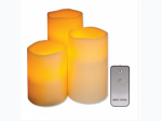 Flameless Vanilla Candles with Remote Control