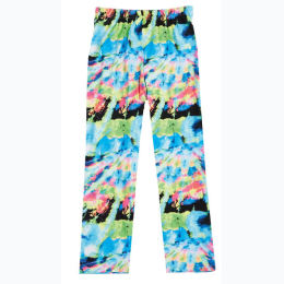 Girl's Polysuede Lounge Pants - Watercolor