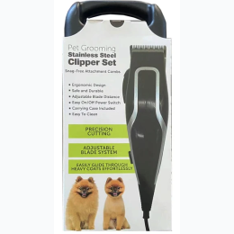 Pet Grooming Stainless Steel Clipper Set