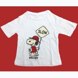 Toddler Size 2 Graphic T-Shirt - Snoopy - in White