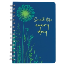 Hard Cover Spiral Journal - Small Steps Every Day