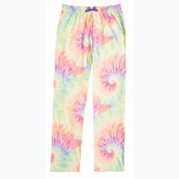 Girl's Polysuede Lounge Pants - Tie-Dye