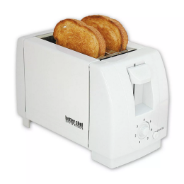 Better Chef Wide Slot Two-Slice Toaster in White