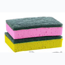 Sponge Cellulose/Scrubber Multicolor 2Pc