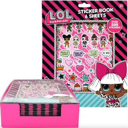 LOL 8x10" 6 Sheets Sticker Book