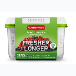 Rubbermaid FRESH WORKS 3 PACK – PRODUCE SAVER