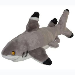 16" Black Tipped Reef Shark Plush