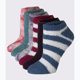 Women’s ‘Hanes’ Cozy Socks Multi Color 6 Pack