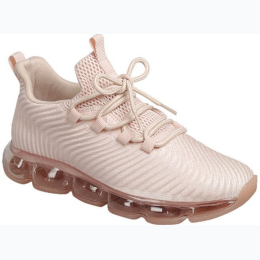 Kid's Lace Up Lightweight Sneaker - PINK - SIZE 1