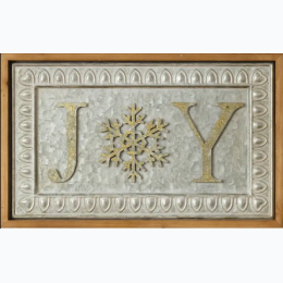 Joy Wall Sign - 12.5 H x 20.25 W x 1 D