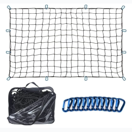 Expandable Cargo Net with Adjustable D Clips