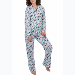 Women's Polka Dot Print PJ Set - 2 Color Options