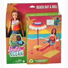 Barbie Loves the Ocean & Beach Doll Playset