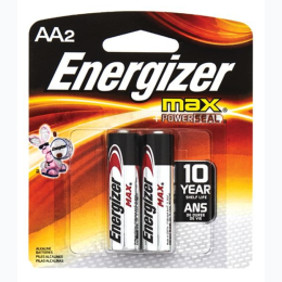 Energizer Alkaline AA Batteries - 2 Pack