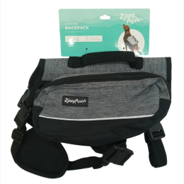 Zippy Paws Lightweight Adventure Backpack In Graphite Size Small