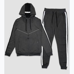 Men's Reflective Tape Tech Fleece Set - 5 Color Options