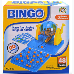 Bingo Game with Plastic Cage