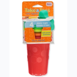 Take & Toss Sippy Cups - 4pk