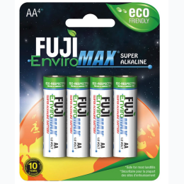 4-Pack Fuji Super Alkaline Batteries - Size AA