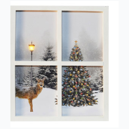 LED Christmas Frame Decor - Deer