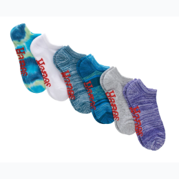 Women’s ‘Hanes’ Colorful No Show Socks 6 Pack