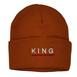 Men's King Beanie Hat - 4 Color Options