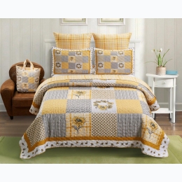 Virah Bella® Collection - Sunshine Quilt Set - Full/Queen