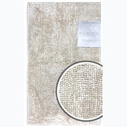 18x30 1Pc Chenille Bath Rug - 3 Color Options