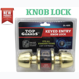 Keyed Entry Lock - Brass