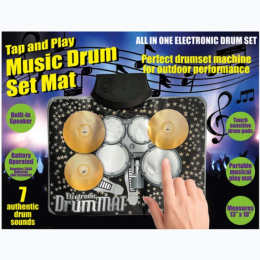 Tap and Play Music Drum Set Mat