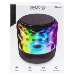 Bluestone Diamond LED Wireless Bluetooth Speaker with 8 Light Modes