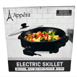 Appetit 1400 Watt Non-Stick 12" Electric Skillet