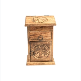 Almirah Tree of Life Wooden Storage Box