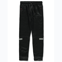 Boy's Pro Athlete Fleece Jogger Pants in Dark Charcoal Grey