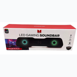 MONSTER Light Up LED PC Gaming Soundbar Speaker