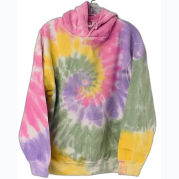 Adult Tie Dye Pullover Hoodie - Pink Banana