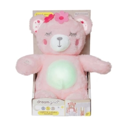 Dreamgro Light and Lullaby Soother - Pink Bear