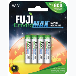 4-Pack Fuji Super Alkaline Batteries - Size AAA