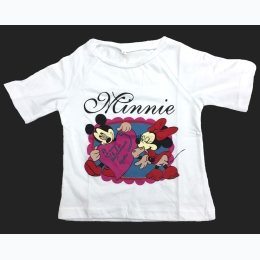Toddler Size 2 Graphic T-Shirt - Minnie - in White
