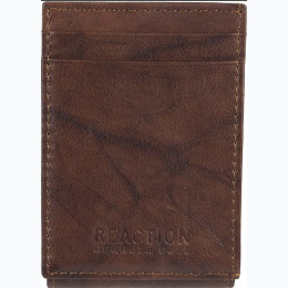 Men's Famous Maker Men's RFID Front Pocket Wallet  in Tan