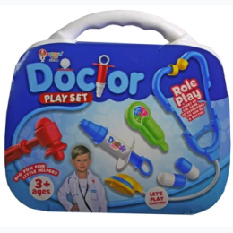 Doctor Play Set with Carrying Case - 2 Color Options